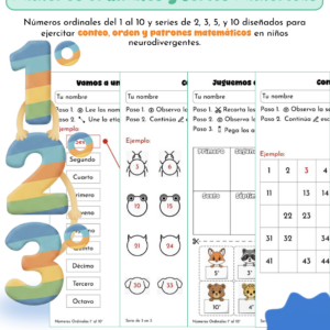 Números Ordinales y Series Numéricas - Matemáticas