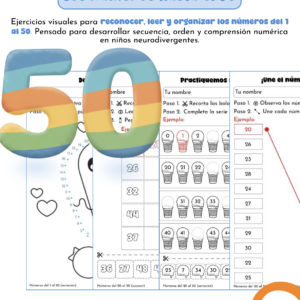 Los Números hasta el 50 - Matemáticas