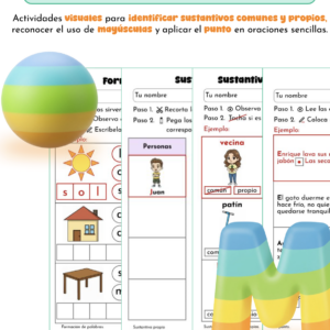 Sustantivos, Mayúsculas y el Punto - Español