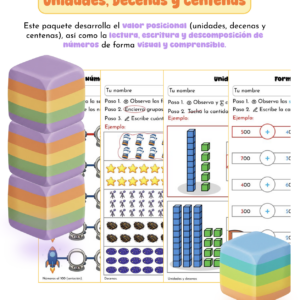 Unidades, Decenas y Centenas - Matemáticas